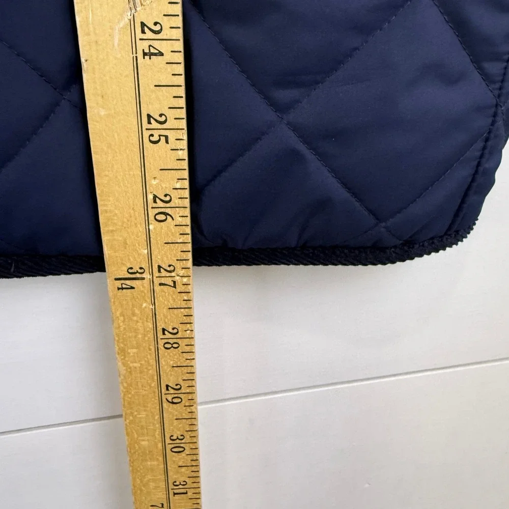 J.Crew Quilted Barn FIELD‎ Jacket Navy Corduroy Trim AQ847 BOY XL 12